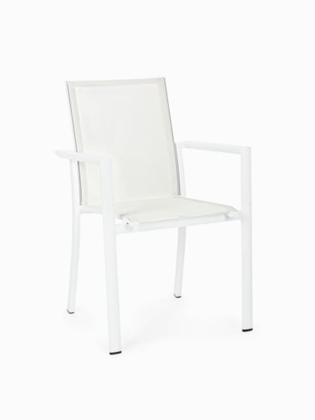 Silla de jardín Bizzotto KONNOR blanco
