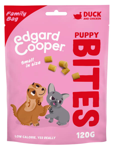 Bocaditos de pato frescos para cachorros (bolsa familiar) Edgard&Cooper