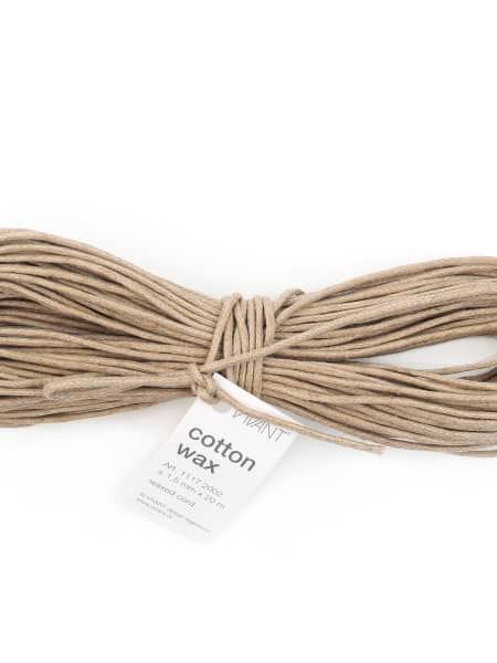 Cuerda de Algodón Encerado beige