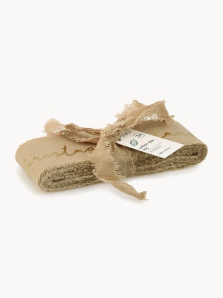 Cinta de Algodón Beige 3.5 cm x 5 m