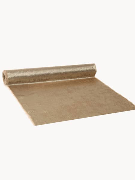 Camino de Mesa Glamuroso con Acabado Texturizado dorado