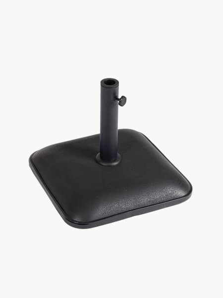 Soporte para Sombrilla universal de cemento cuadrado antracita Bizzotto