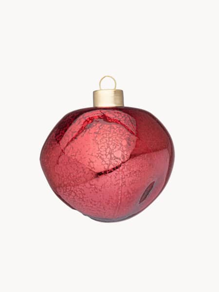 Caja de 3 Bolas de Cristal Jaspeado Rojo Ø 8cm