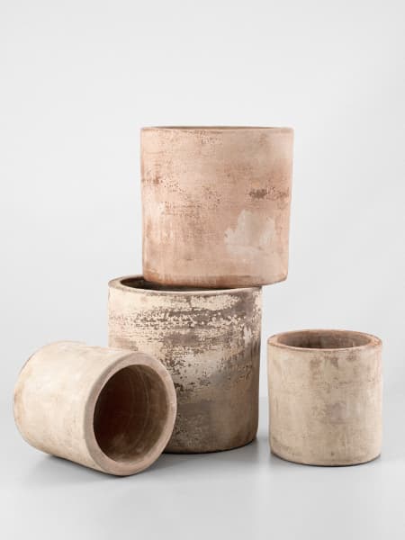 Maceta Fronda Antique Cilindro Sifo