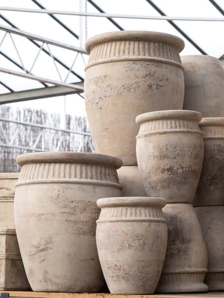 Maceta Fronda Antique Ola Campana