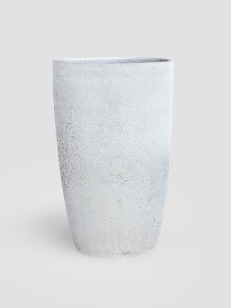 Maceta Fronda Angkor blanco (Campana alta)