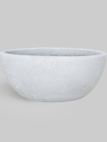 Maceta Fronda Angkor blanco (Bowl)
