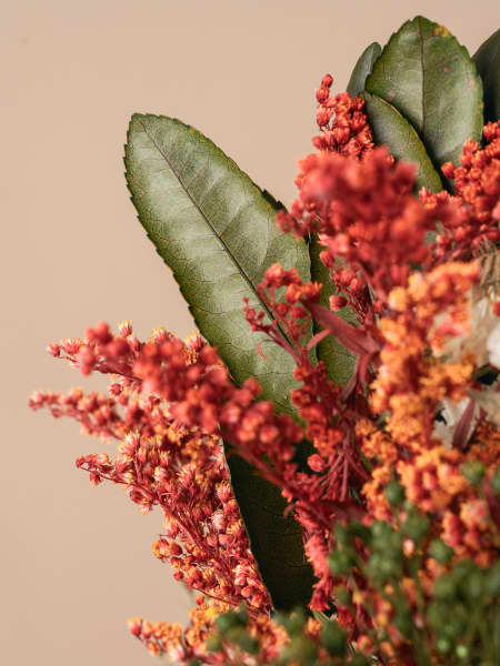 Ramillete Preservado (Madroño, Statice, Genista y Solidago)