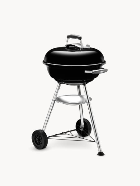 Pack Barbacoa Weber® de Carbón Compact Kettle Ø47 cm + Briquetas 3 Kg