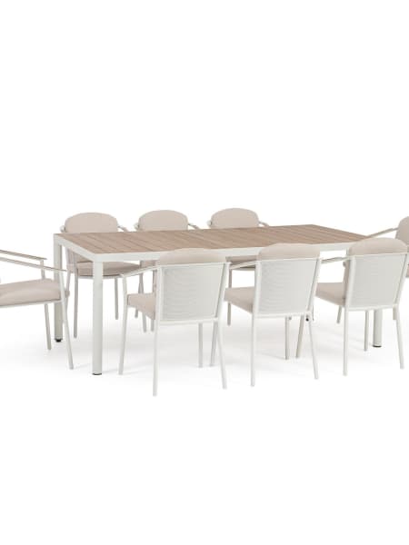 Set de mesa y sillas jardin Bizzotto ULISES piezas