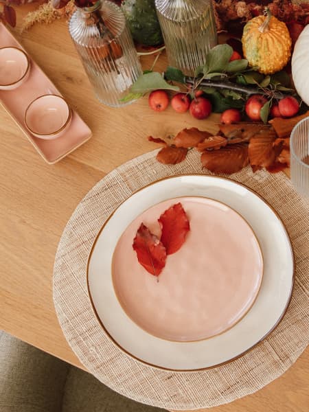 Plato para postre Thun Spa rosa