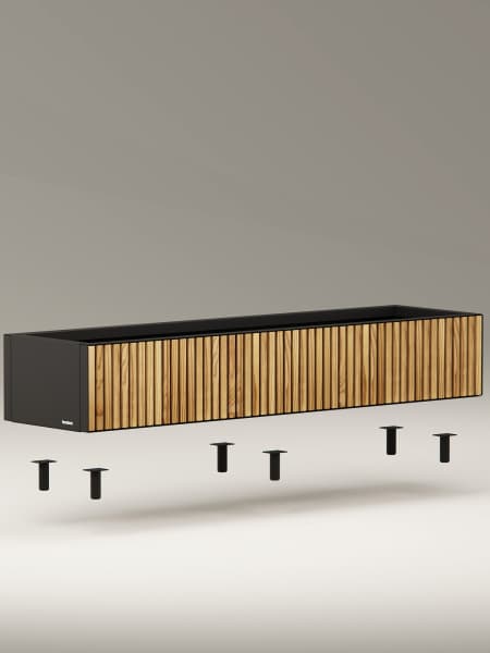 Herstera Metal y Deco Planter - Patas metálicas para jardineras Xic