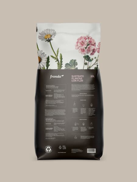 Sustrato para plantas con flor de exterior Fronda