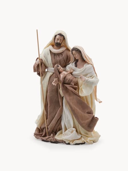 Nacimiento con base avellana 28 cm para Belén