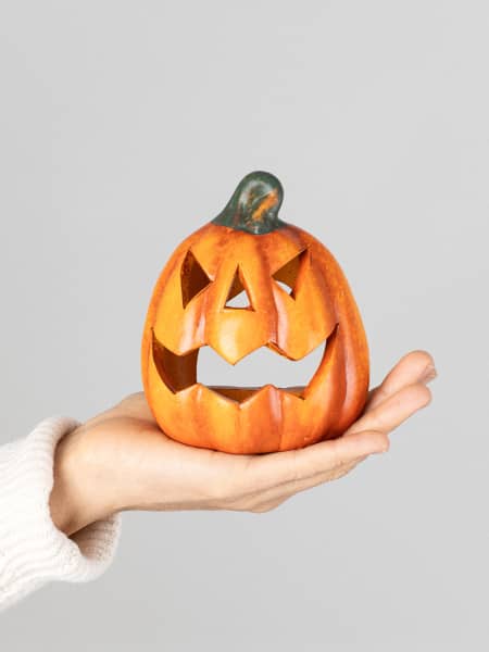 Portavelas Calabaza Dijk de cerámica - Especial Halloween