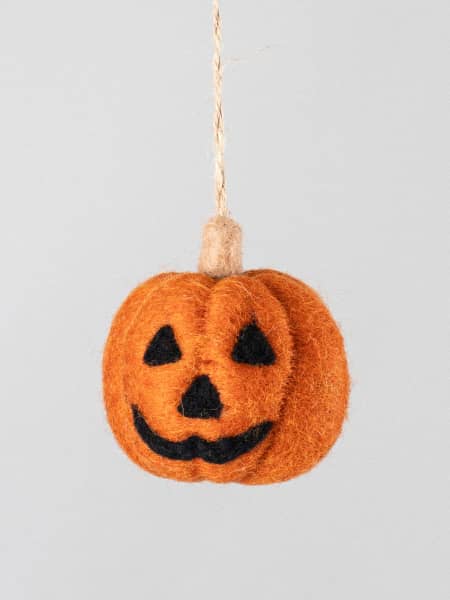 Adorno Colgante Calabaza de Fieltro - Especial Halloween