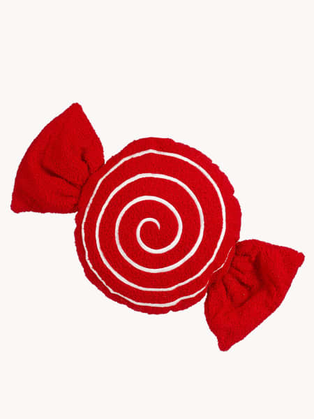 Cojín Caramelo Redondo Rojo 1140207