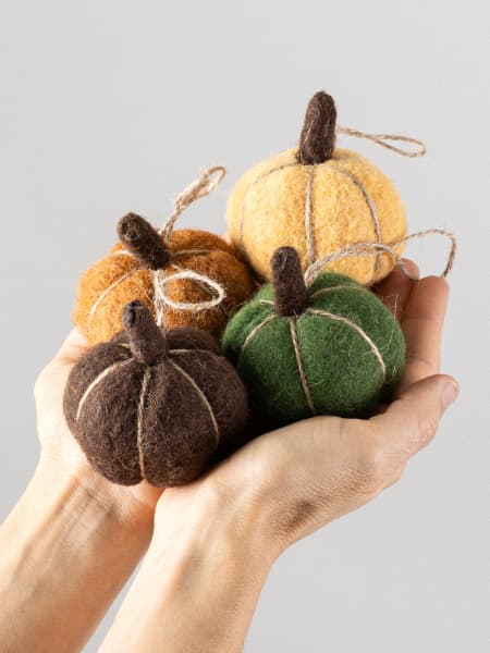 Calabaza Colgante de Fieltro - Especial Halloween