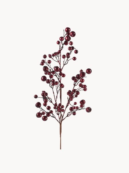 Guirnalda de Navidad de bayas marrones 68 cm