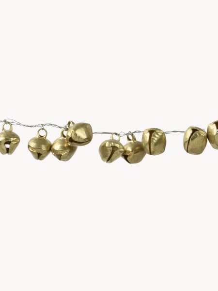 Guirnalda de Campanitas Doradas de Metal 120 cm