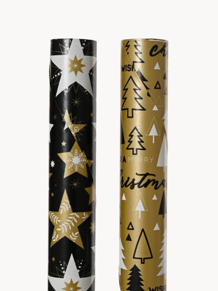 Papel de Regalo Surtido Motivos Dorados 70x200 cm