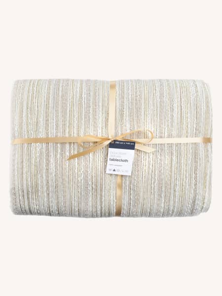 Mantel de Lujo Bouclisse Beige 140x250 cm