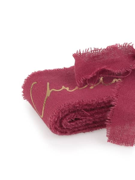 Cinta de Algodón Roja (3.5 cm x 5 m)