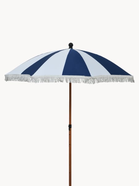 Sombrilla para jardín KSD RAYAS azul/naranja/verde