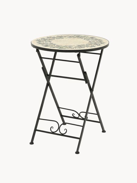 Mesa de bistró KSD ATHENS mosaico/negro