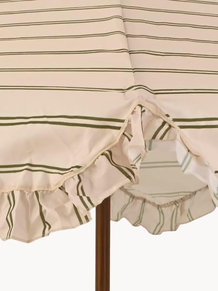 Sombrilla para jardín KSD RAYAS beige/verde