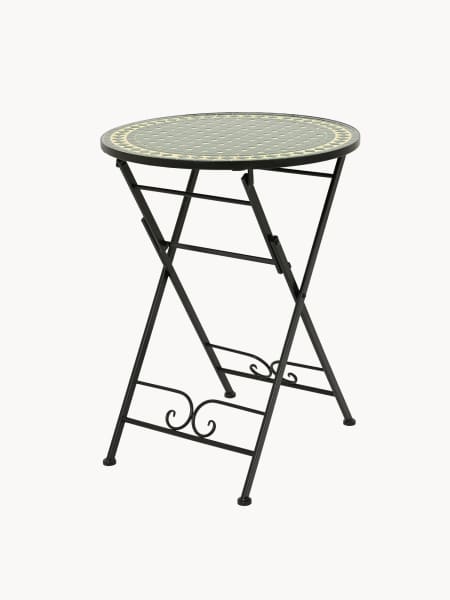 Mesa de bistró KSD DIJON mosaico/negro