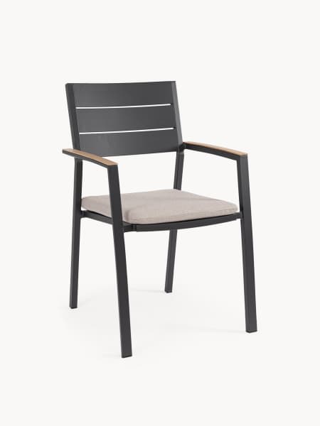 Silla de jardín Bizzotto ZELMAR antracita