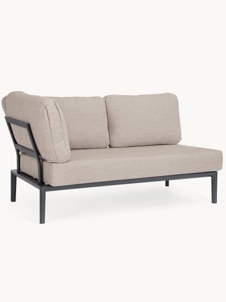 Sofá de jardín Bizzotto GERALD esquinero antracita