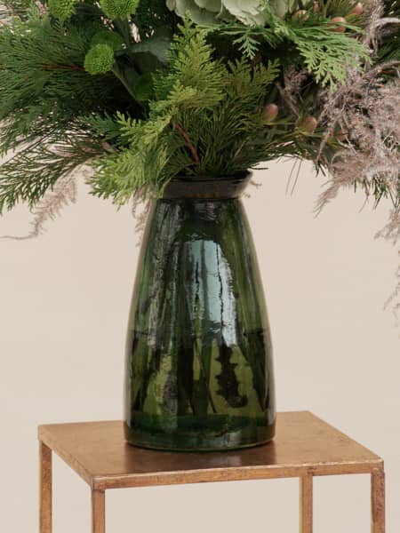 Jarrón verde oliva Edwin