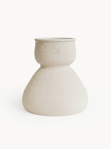 Jarrón Osiris de Cerámica Blanco Mate Ø21x24 cm