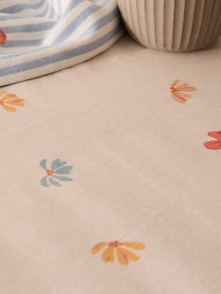 Mantel antimanchas resinado con estampado floral Abu