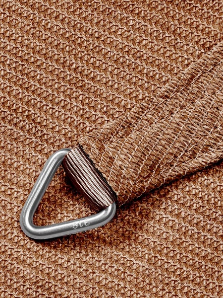 Toldo-vela de sombreo Platinum cuadrada arena