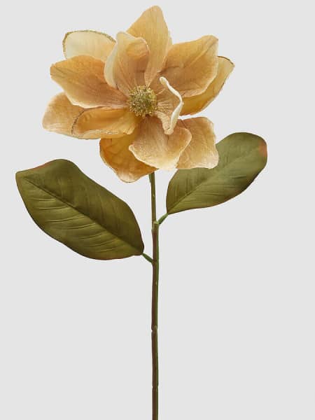 Vara artificial de magnolia dorada 74 cm