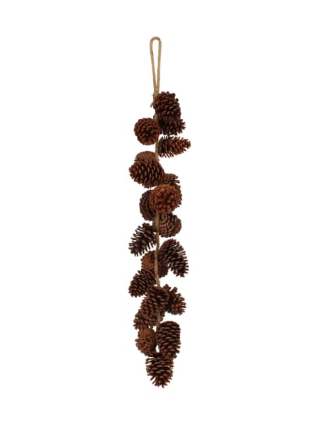Colgante de piñas de Navidad 90 cm