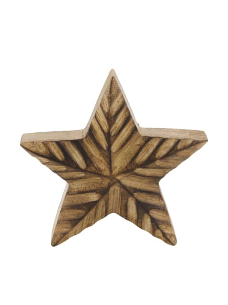 Figura de estrella de Navidad 15 cm