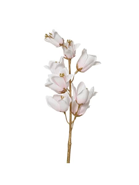 Vara artificial de flor de campana blanca 65 cm