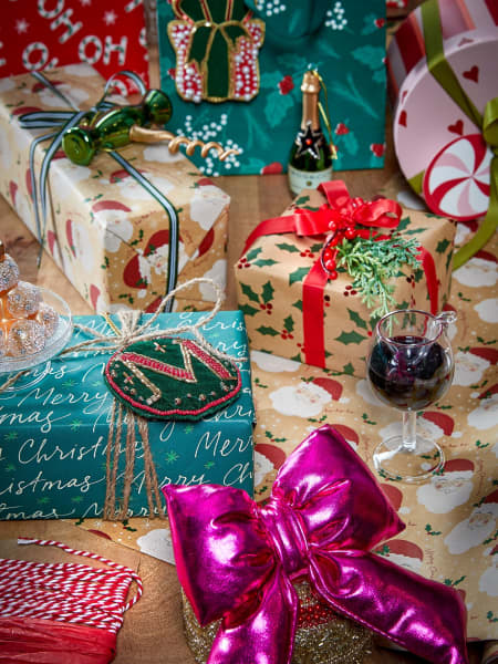 Papel de regalo navideño modelo G 70×200 cm