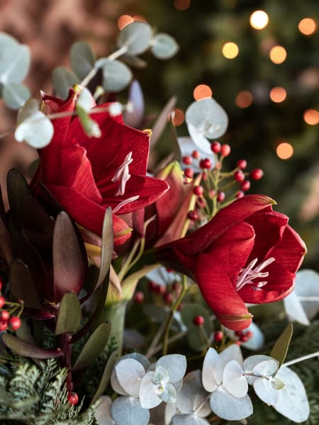 Navidad Clásica - Ramo de flores natural