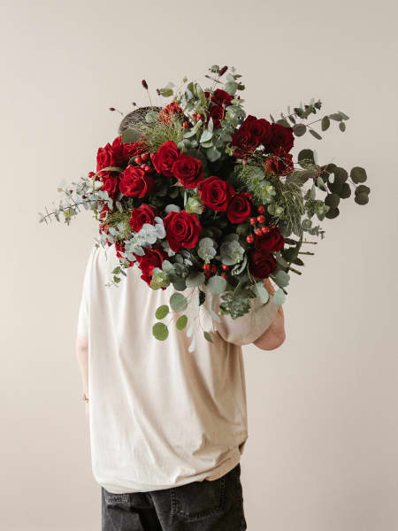 Ramo San Valentín 25 rosas rojas