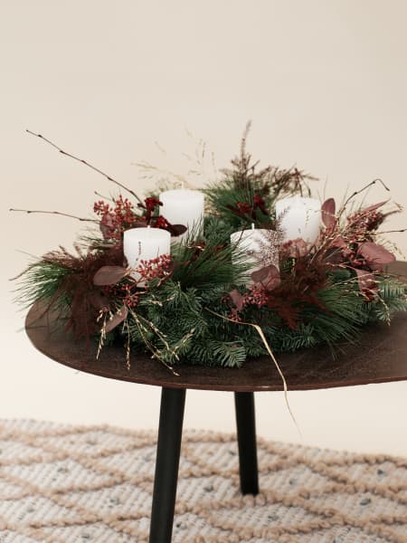 Navidad Palazzo Chic - Corona natural de Adviento