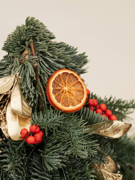 Navidad Tradicional - Árbol natural de ramas de abeto