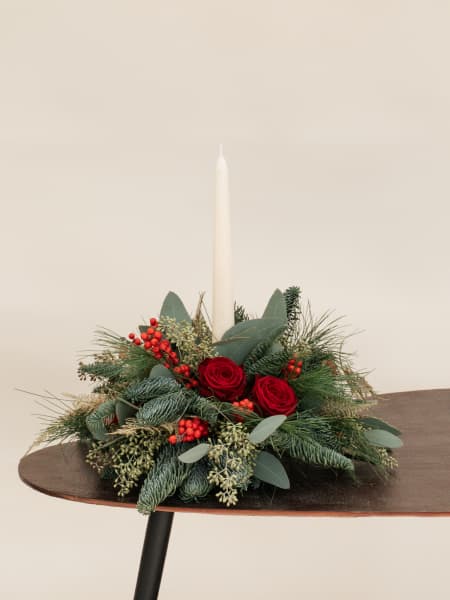 Navidad Tradicional - Centro natural redondo