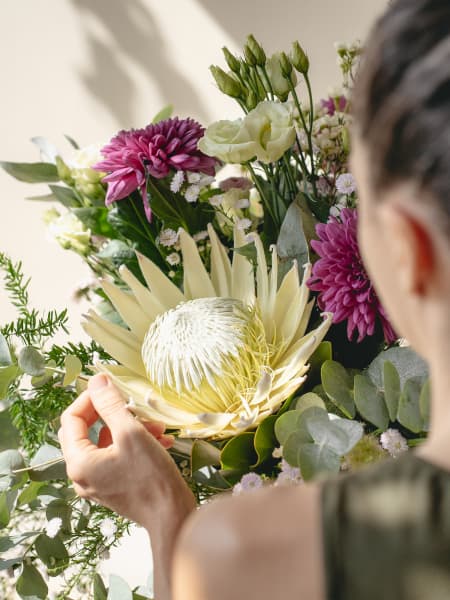 Ramo de Flores naturales Vuelve al Verde 4