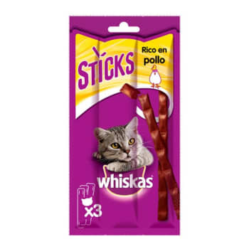Catisfactions snacks 3 sticks de pollo