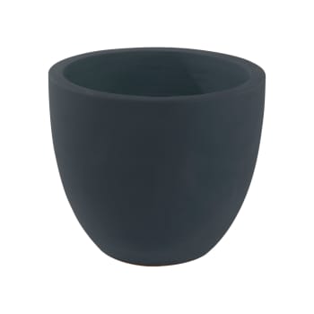 Maceta de Resina Fang Antracita Campana - Vondom